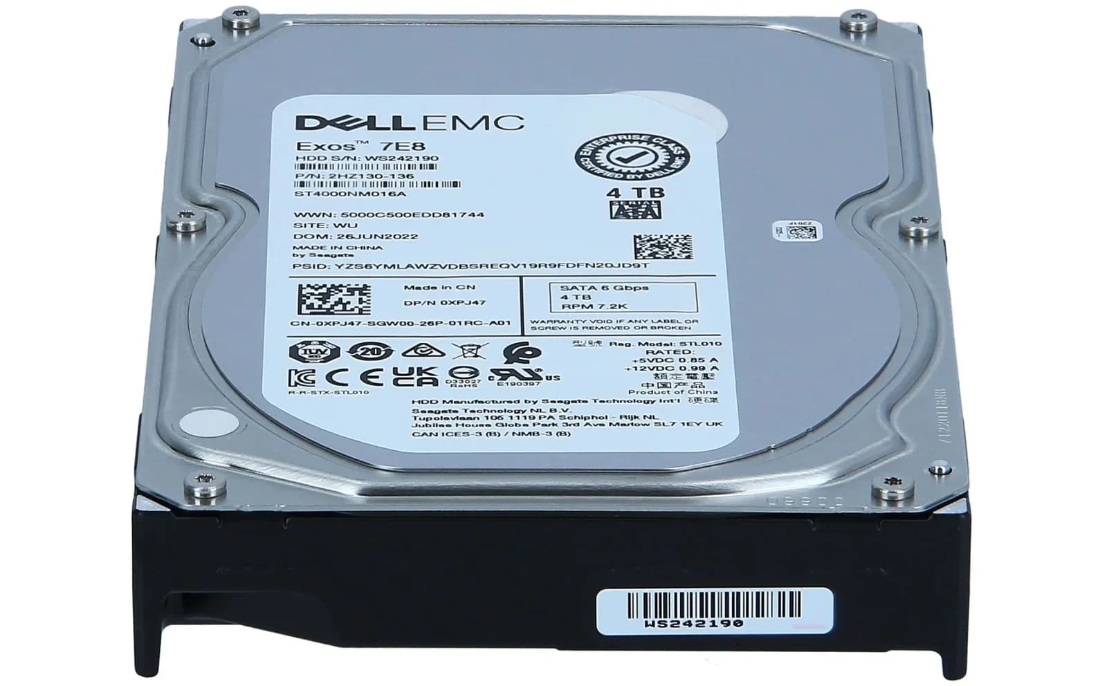 DELL 4TB 7.2K SATA 3.5IN HDD (N36YX)