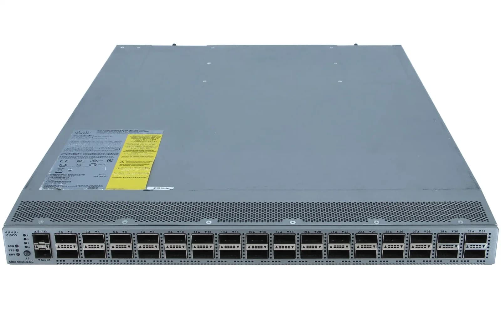Cisco Nexus 3232C, 32 x 100G, 1RU, switch (N3K-C3232C)