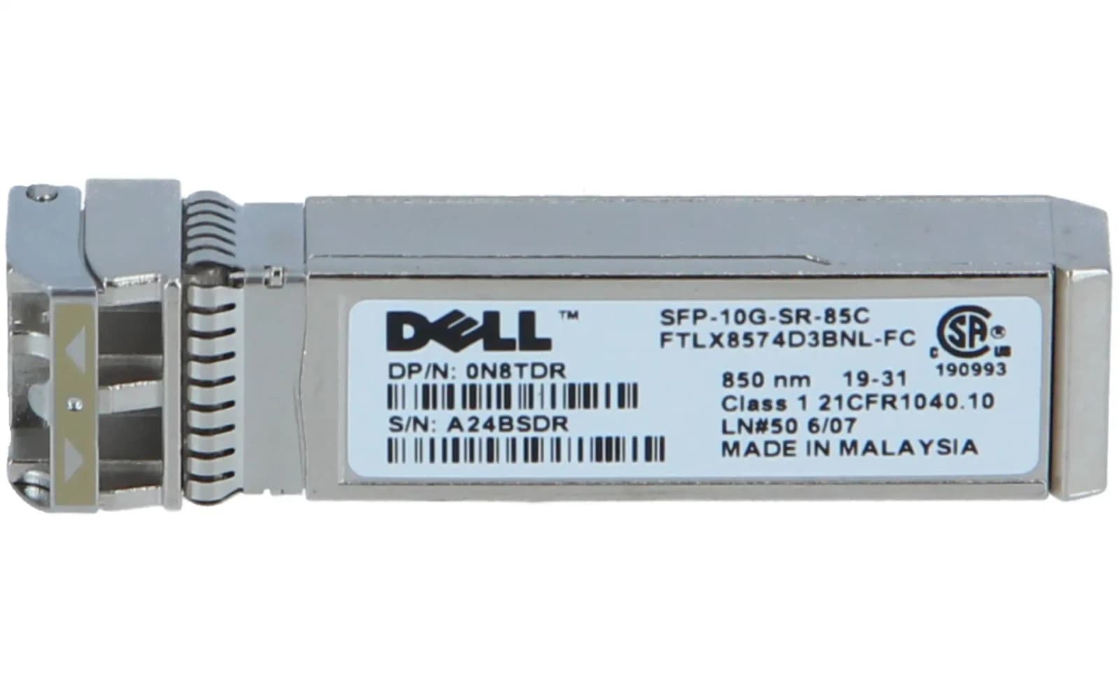 DELL Transceiver 10GB SFP+ SR 850MM (N8TDR)