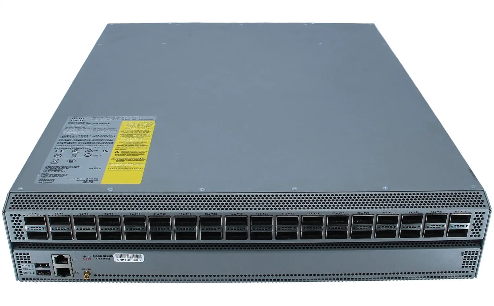 Cisco NEXUS 9336 ACI SPINE SWITCH, Switch, 36-Port (N9K-C9336PQ)