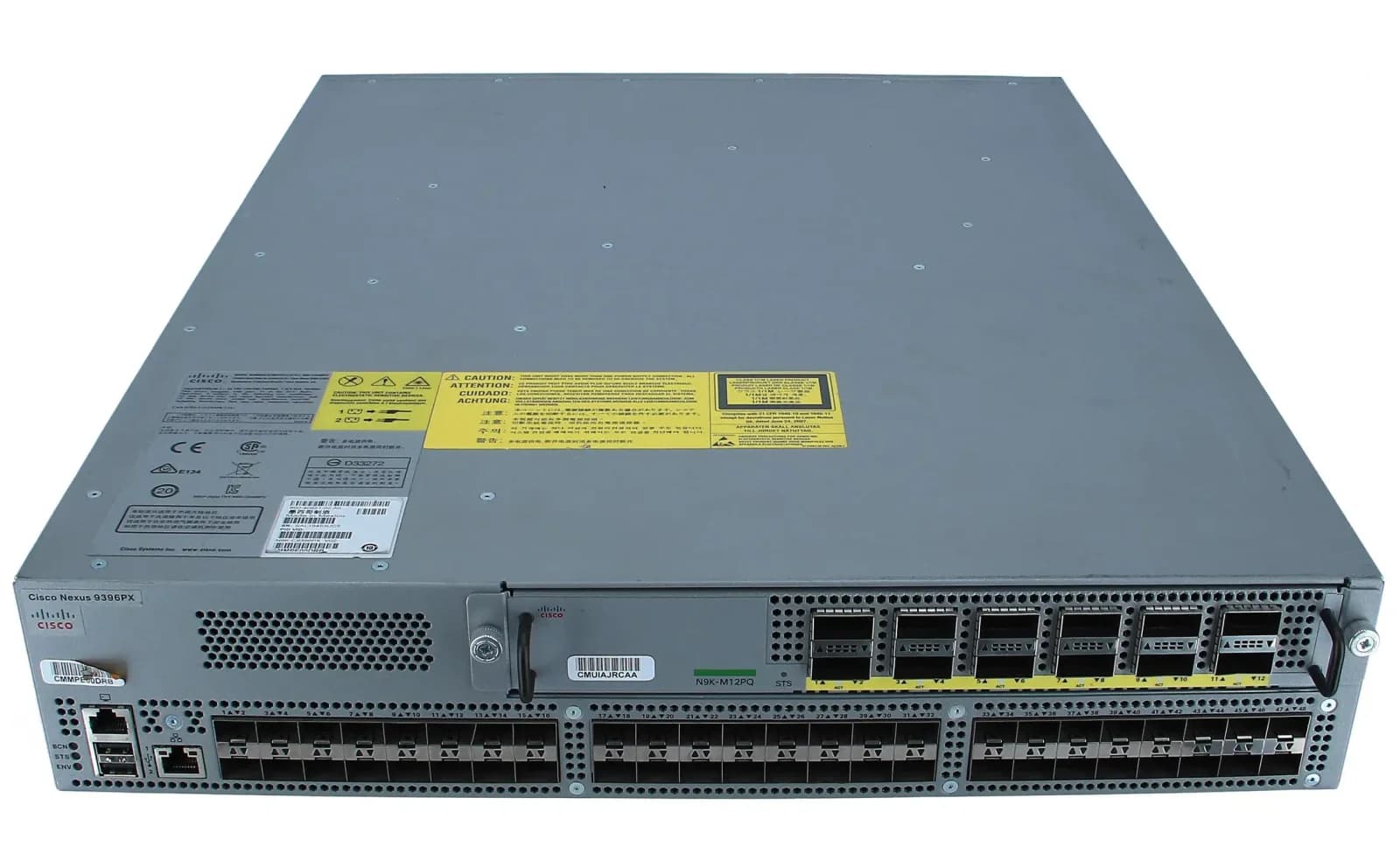 Cisco Nexus 9396PX gemanaged L3 Gigabit Ethernet (10/100/1000) Grau (N9K-C9396PX)