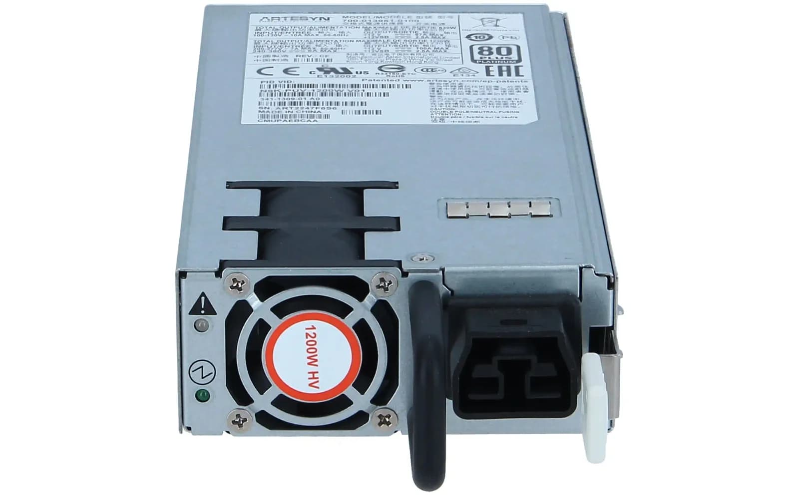 Cisco Power supply, hot-plug / redundant (plug-in module), AC 200-277 / DC 240-380 V, 1200 Watt (N9K-PUV-1200W)