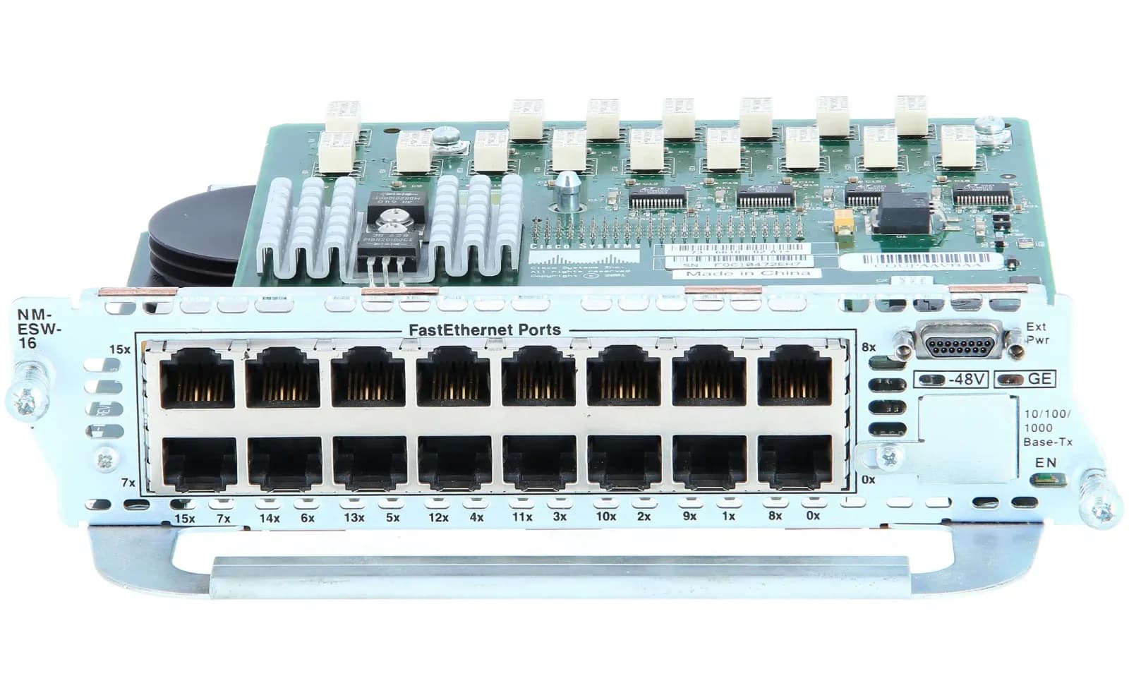 Cisco 1 16 port 10/100 EtherSwitch NM (NM-16ESW)