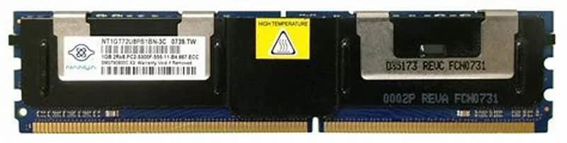 DELL 1GB 2Rx8 PC2-3500F (NT1GT72U8PB1BN-3C)