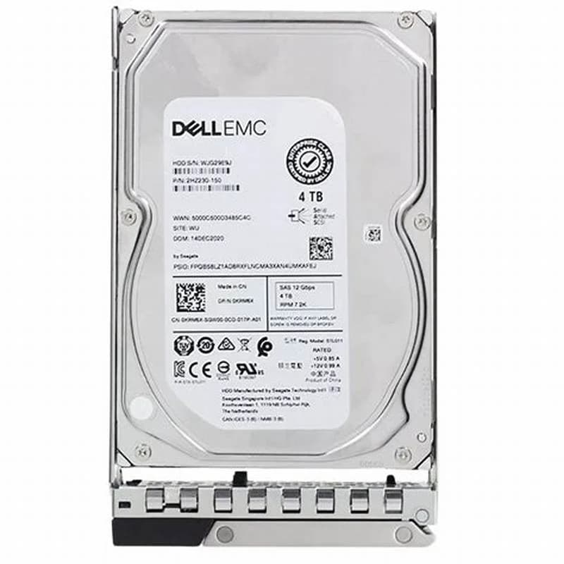 DELL 4TB, 7.2K, LFF, SAS 12G, HDD, HUS726T4TALS200, ME4 ME5 SERIES (NT1X2)