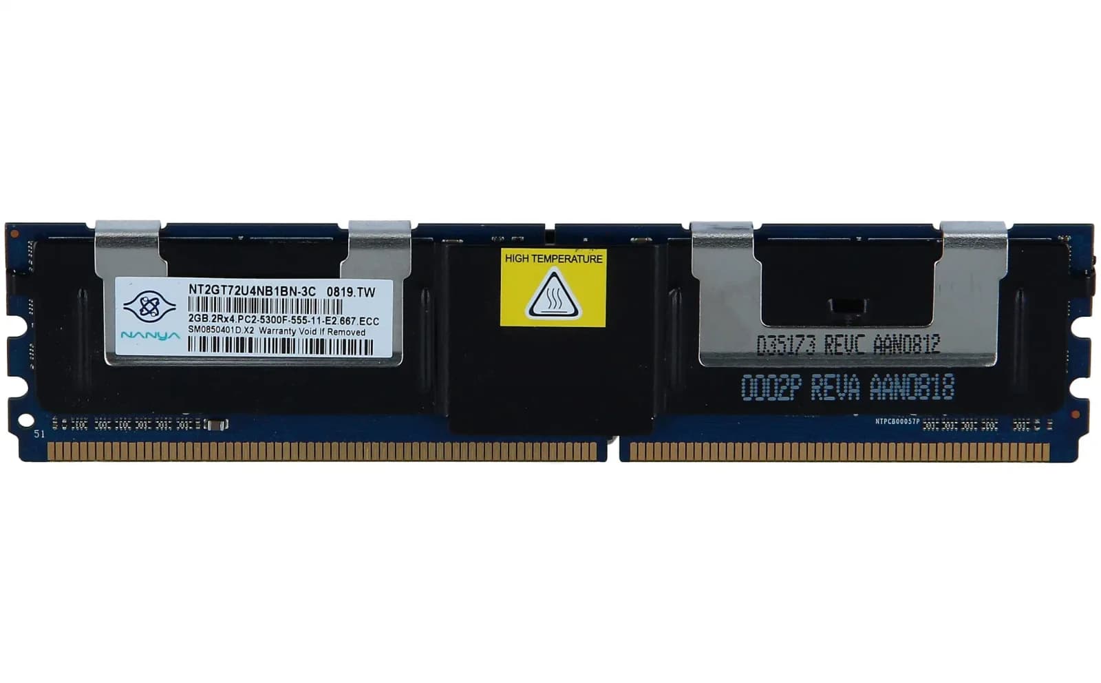 DELL 2GB 2Rx4 PC2-5300F (NT2GT72U4NB1BN-3C)
