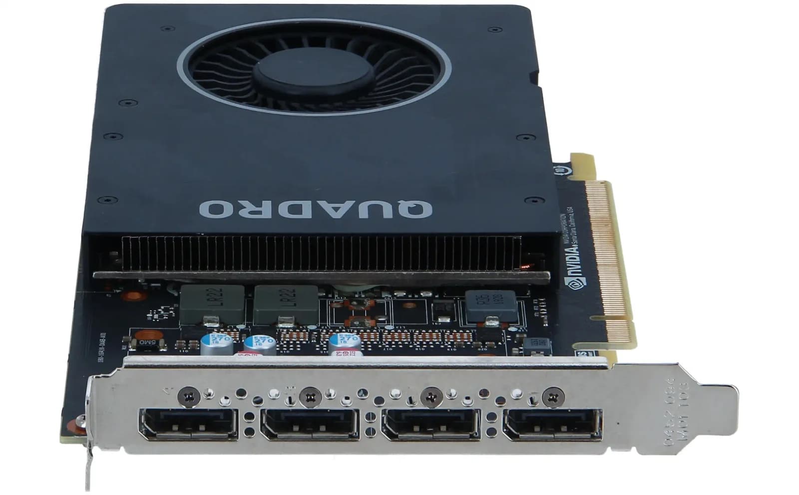 NVIDIA 5 GB GDDR5, 4x DisplayPort (NVIDIA-Quadro-P2000)