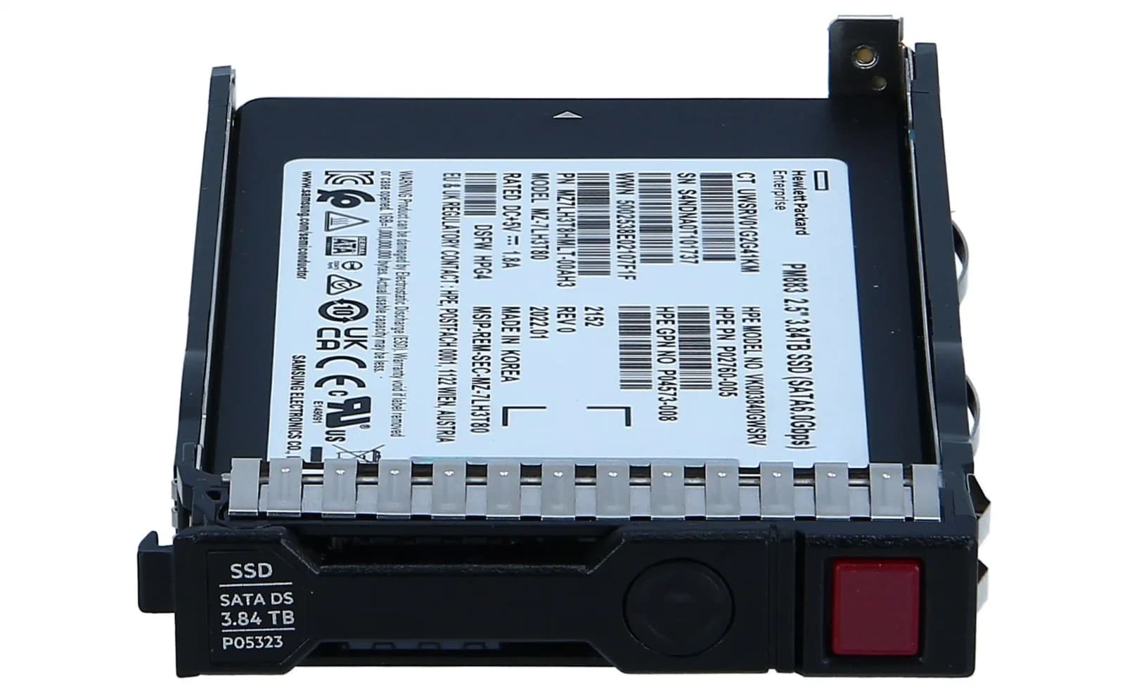 HP HPE Read Intensive, Solid-State-Disk, 3.84 TB, Hot-Swap, 2.5" SFF (6.4 cm SFF) (P04570-B21)