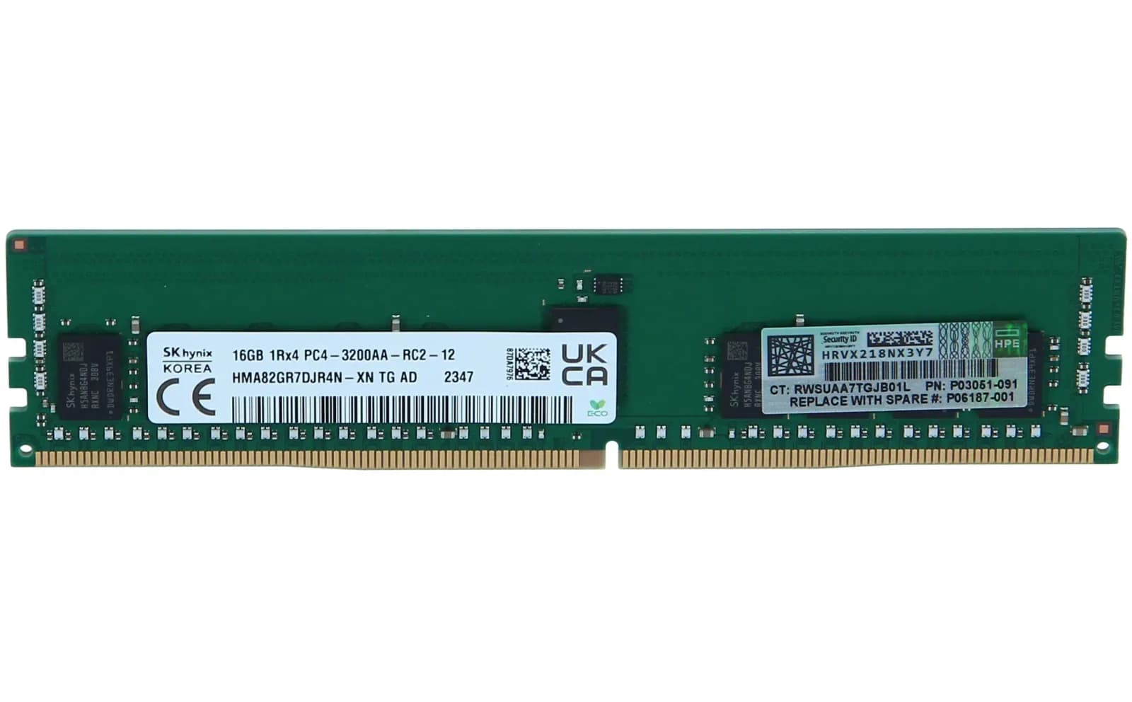 HPE Samsung, HPE SmartMemory, DDR4, Modul, 16 GB, DIMM 288-PIN (P06187-001)