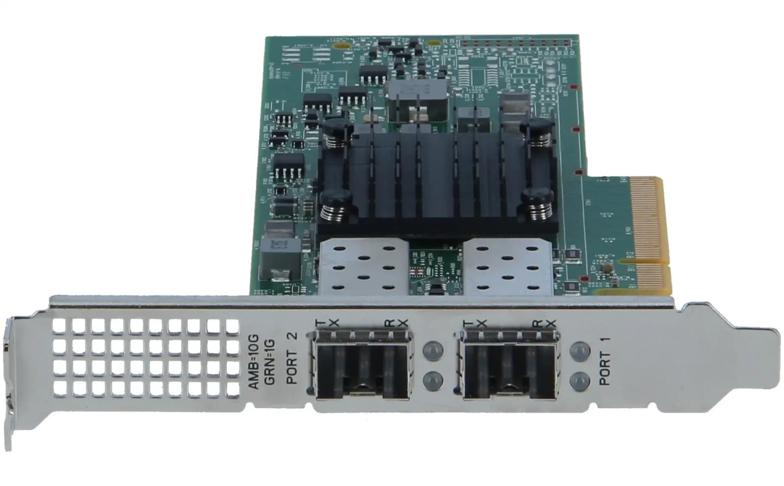 HP 537SFP+, Network Адаптер, PCIe 3.0 x8, 10 Gigabit SFP+ x 2 (P08421-B21)