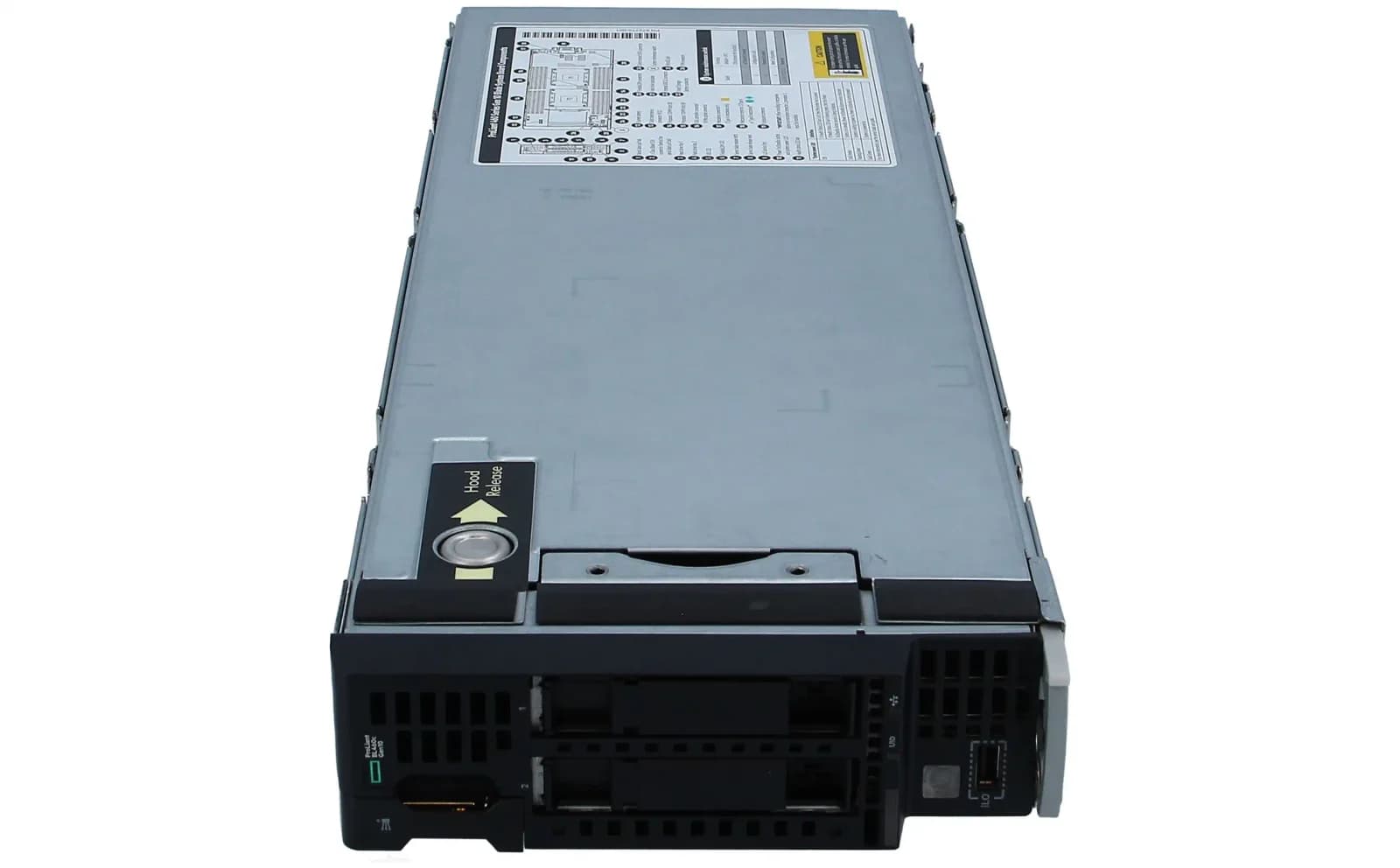 HPE ProLiant BL460c Gen10, Сервер, blade, no CPU, RAM 0 GB, SATA, hot-swap 2.5" bay(s), no HDD, G200eH, 10 GigE, 20 Gigabit LAN, Монитор: (P09524-B21)