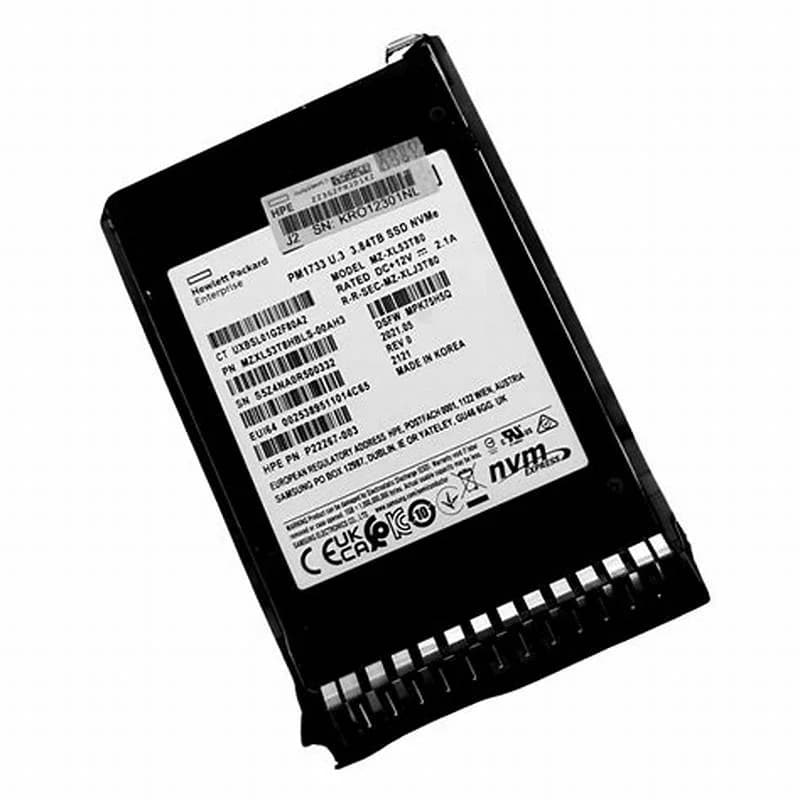 HPE Read Intensive, Solid-State-Disk, 3.84 TB, Hot-Swap, 2.5" SFF (6.4 cm SFF) (P10216-B21)