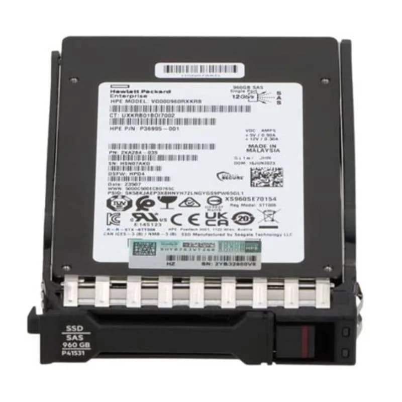 HPE SSD 960GB SAS 2,5 Inch SFF, Solid State Disk, Serial Attached SCSI (SAS) (P10604-001)
