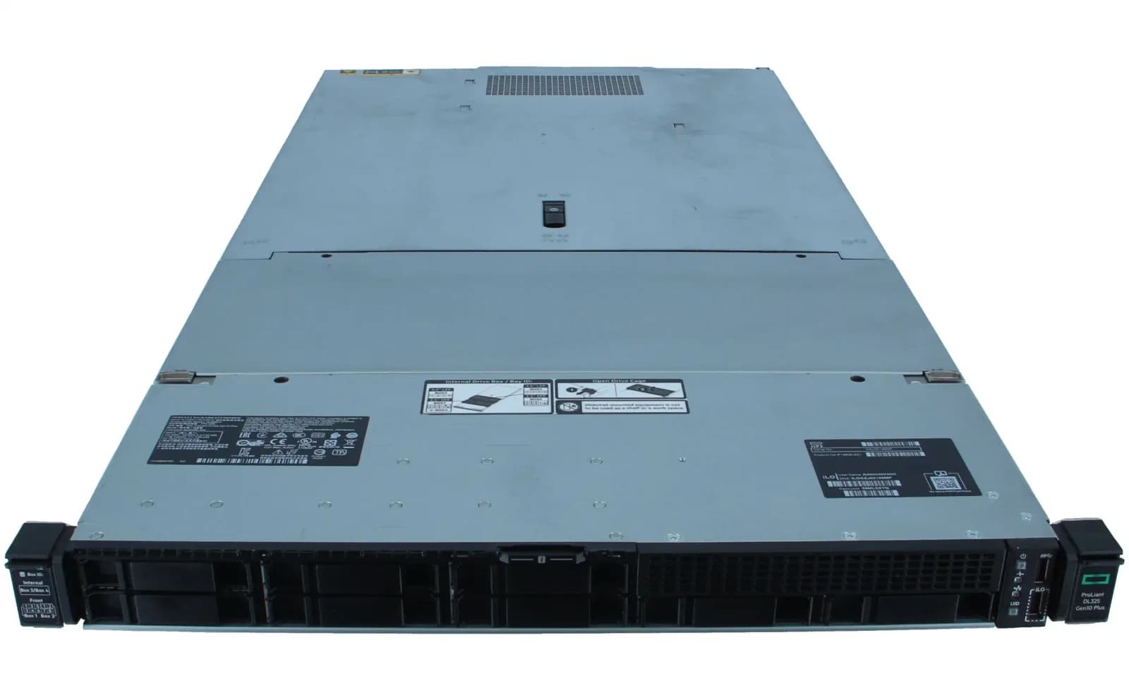 HPE ProLiant DL325 Gen10 Plus, Сервер, rack-mountable, 1U, 1-way, no CPU, RAM 0 GB, hot-swap, no HDD, GigE, Монитор: none, CTO (P18606-B21)