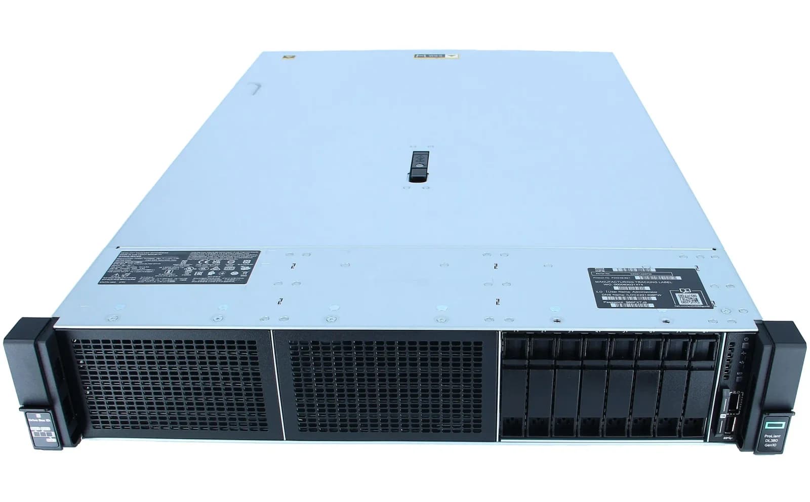 HPE ProLiant DL380 Gen10 Network Choice, Сервер rack-mountable, 2U, 2-way, no CPU, RAM 0 GB, SATA, hot-swap 2.5" bay(s), no HDD, GigE, CTO (P19720-B21)