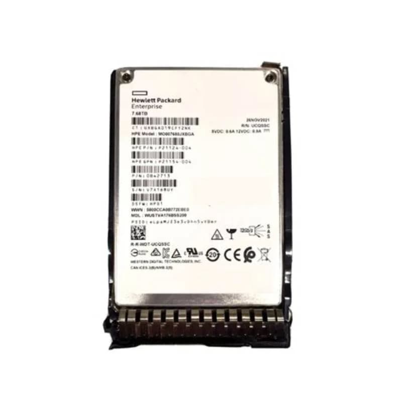 HPE Read Intensive, SSD, 7.68 TB, Hot-Swap, 2.5" SFF (6.4 cm SFF) (P40509-B21)
