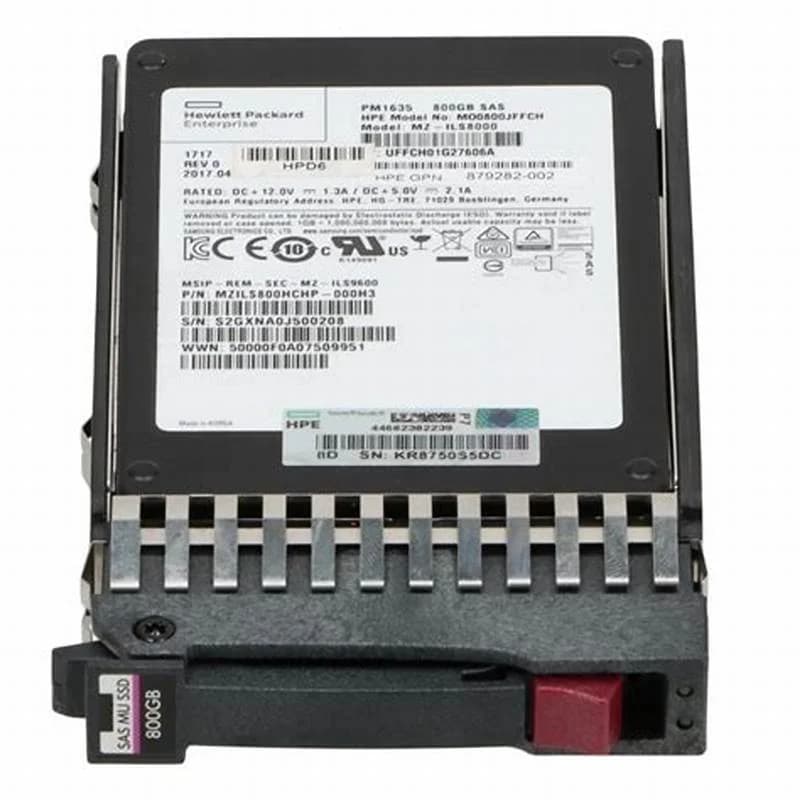 HPE 800GB SAS 24G Mixed Use SFF BC Multi Vendor SSD (P49745-001)