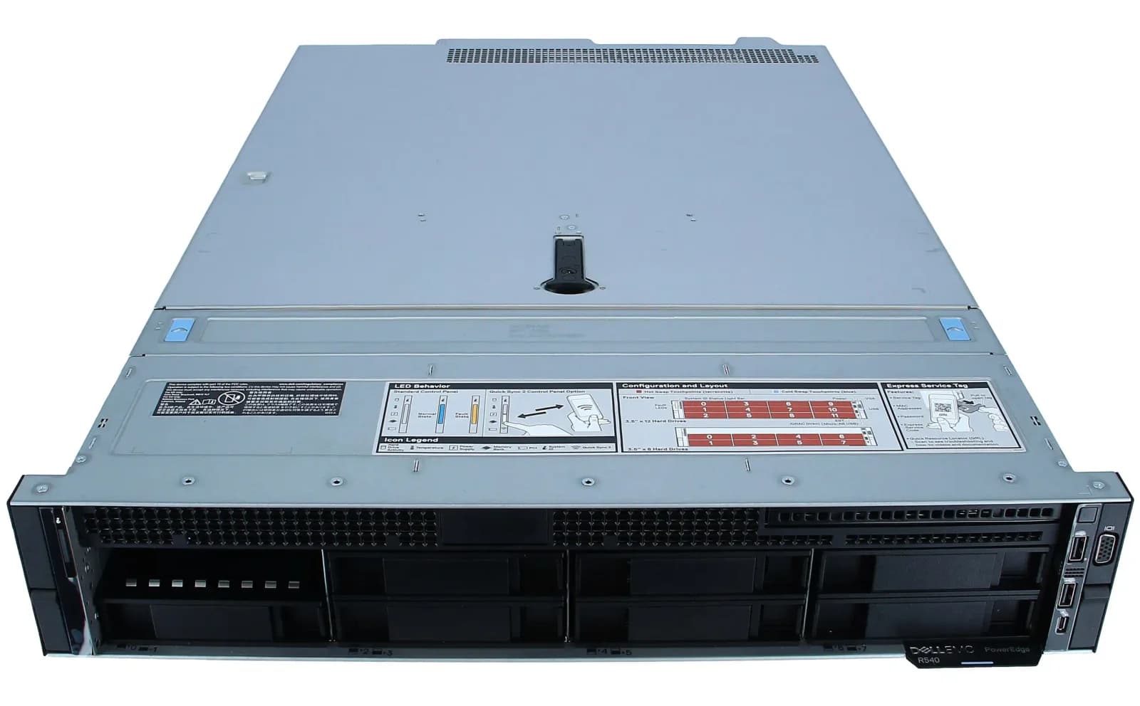 DELL PowerEdge R540 8x3.5" LFF Chassis (PowerEdge-R540-8x35-LFF-Chassis)
