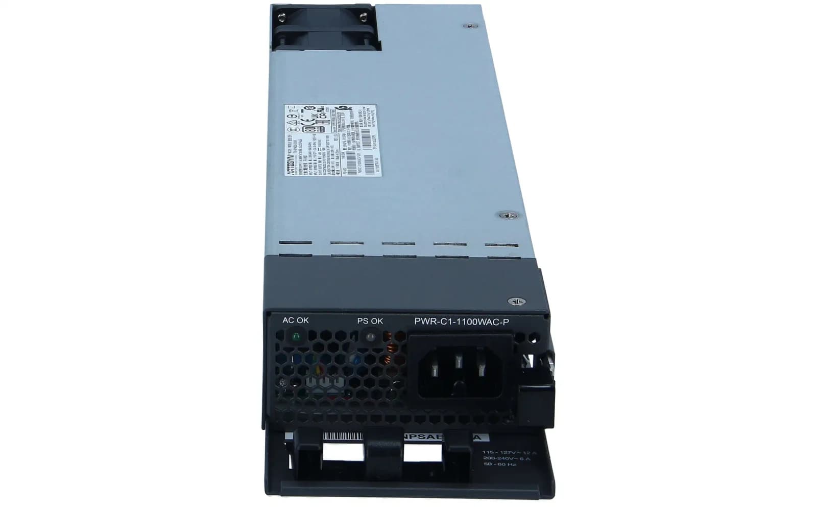 Cisco Power supply, hot-plug (plug-in module), 80 PLUS Platinum, AC 115-240 V, 1100 Watt (PWR-C1-1100WAC-P)