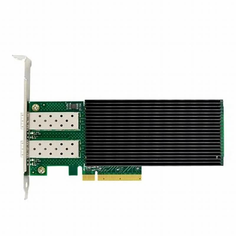 HPE StoreFabric CN1300R Dual Port Converged Network Adapter, Network adapter, PCIe 3.0 x8 low profile, 10Gb Ethernet x 2 (Q0F09A)