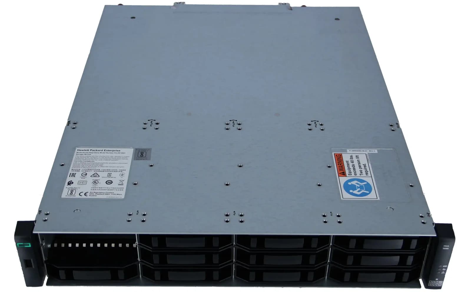 HPE HP Enterprise Modular Smart Array 2050 сек LFF Disk Enclosure, disk korpusu, 12 yuva (SAS-3) (Q1J06A)