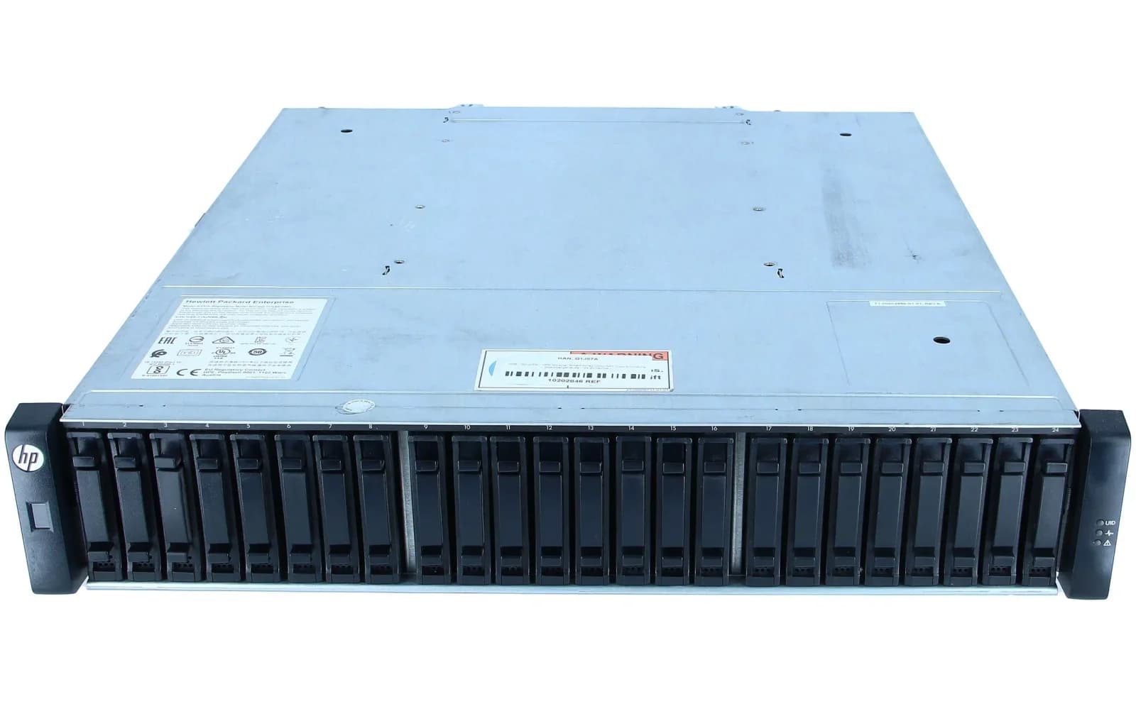 HPE HP Enterprise Modular Smart Array 2050 SFF Disk Enclosure, disk korpusu, 24 yuva (SAS-3) (Q1J07A)