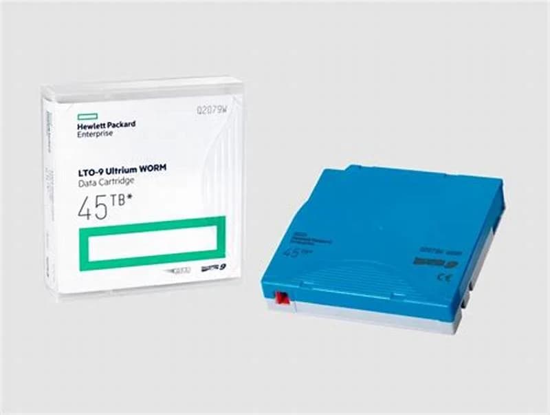 HPE LTO Ultrium WORM 9, 18 TB / 45 TB, write-on labels, light blue (Q2079W)