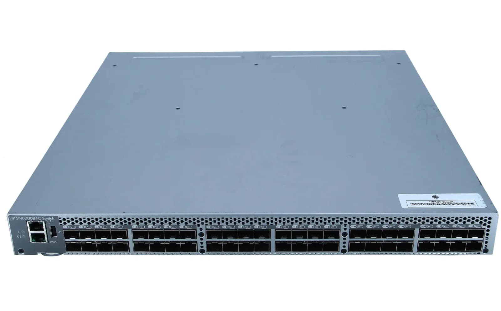 HPE SN6000B 16Gb 48-port/24-port Active Fibre Channel Switch, Switch, 48-Port 1U, rack модуль (QK753B)