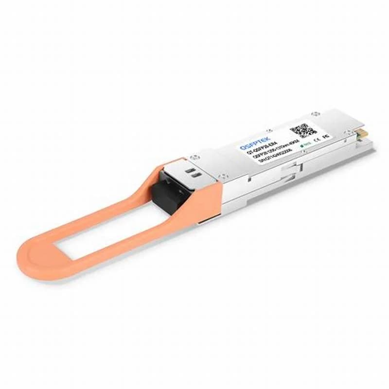 QSFP28 transceiver module, 100 Gigabit Ethernet, 100GBase-ER4Lite, LC single-mode, up to 40 km, 1295 nm / 1300 nm / 1304 nm / 1309 nm, (QSFP-100G-ER4L-S-C)