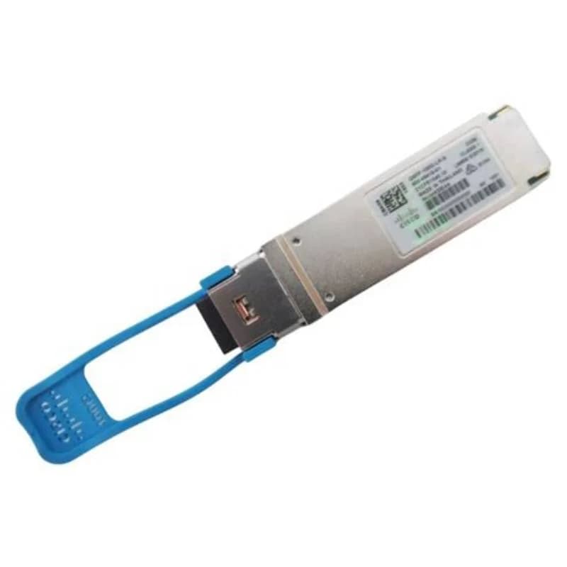 Cisco QSFP transceiver module, 100 Gigabit Ethernet, 100GBase-LR, LC single-mode, 10 km, 1310 nm (QSFP-100G-LR-S)
