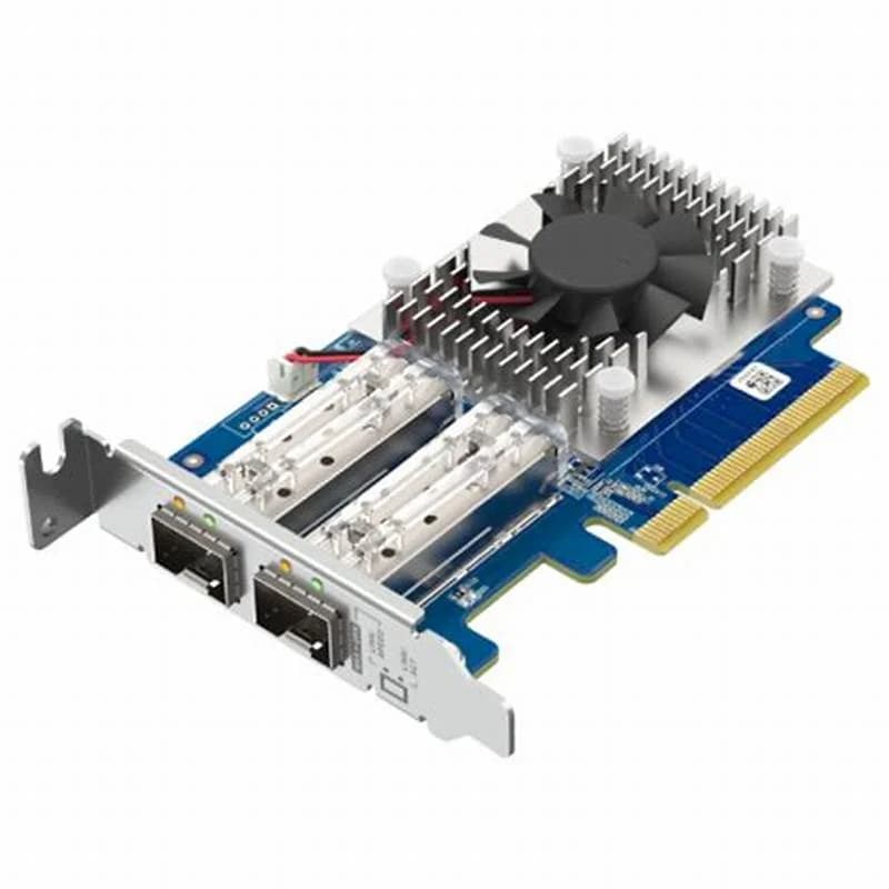 QNAP Expansion module, PCIe 3.0 x8, Gigabit Ethernet / 10 Gigabit SFP+ x 2 (QXG-10G2SF-NXE)
