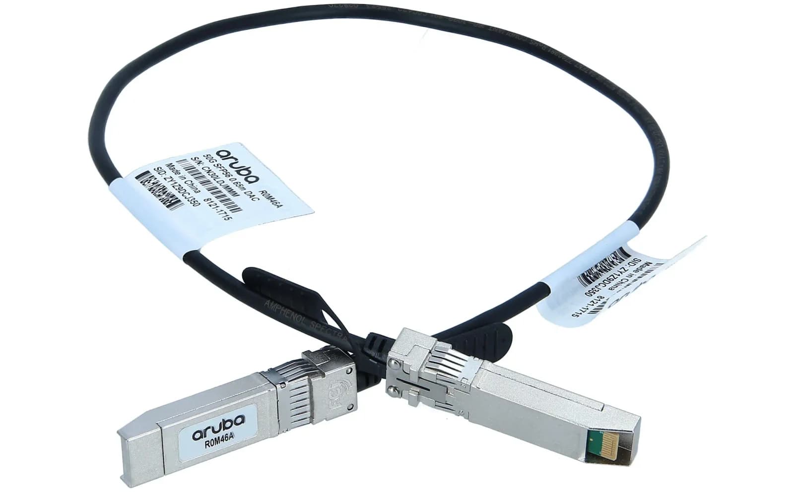 HPE Aruba, 50GBase direct attach cable, SFP56 to SFP56, 65 cm (R0M46A)