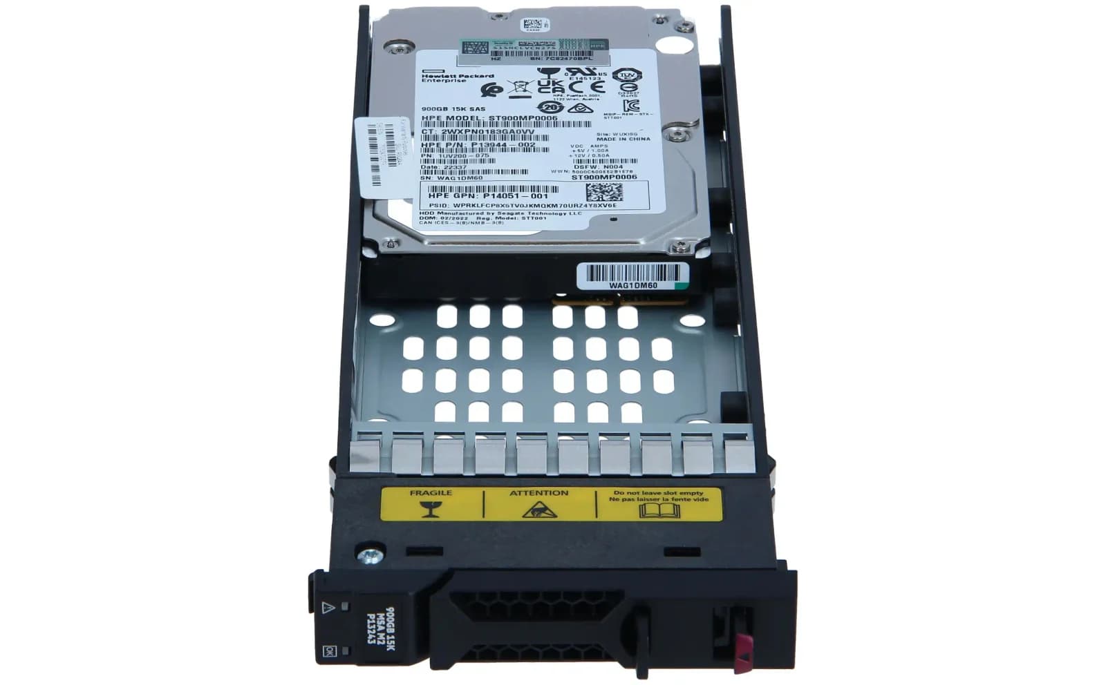 HP HPE MSA 900GB SAS 12G Enterprise 15K SFF (2.5in) M2 3yr Wty HDD (R0Q53A)