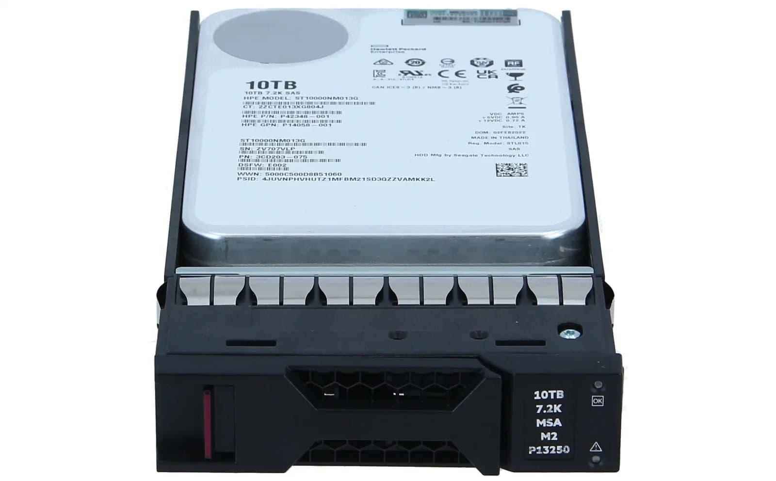 HP HPE MSA 10TB SAS 12G Midline 7.2K LFF (3.5in) M2 1yr Wty HDD (R0Q60A)