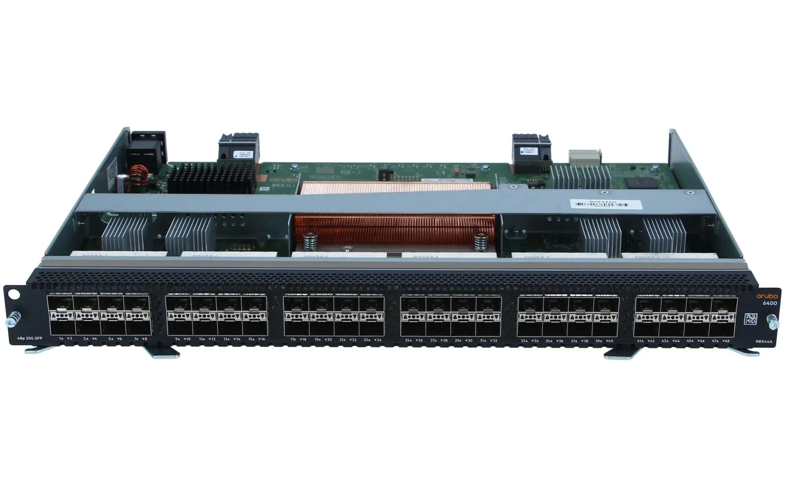 HPE Aruba 6400 v2 Extended Tables Module, Expansion module, Gigabit Ethernet / 10Gb Ethernet / 25Gb Ethernet SFP28 x 48 (R0X44C)