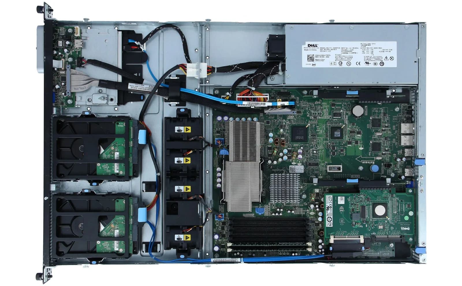 DELL R300, 1x Xeon[email protected], 4-Core, 2GB (2x1GB), 2x160GB SATA (R300)