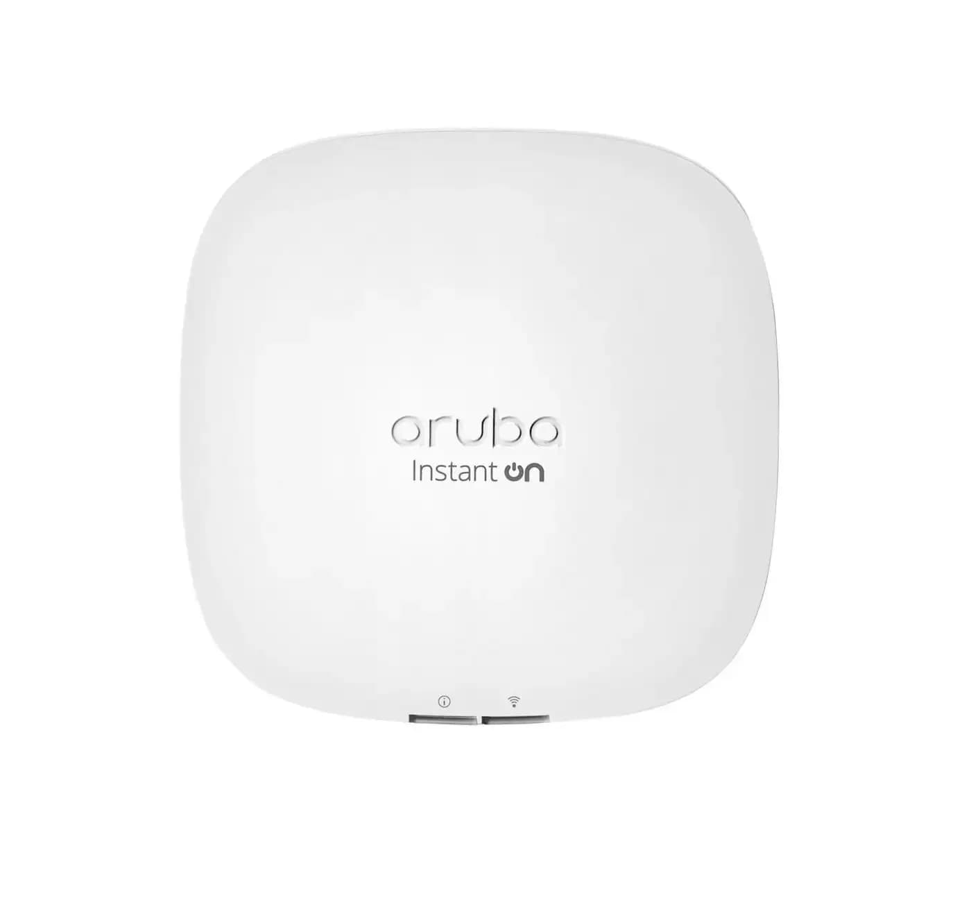 HPE Aruba Instant ON AP22, Radio access point, Bluetooth, Wi-Fi 6, 2.4 GHz, 5 GHz, DC power (R6M50A)
