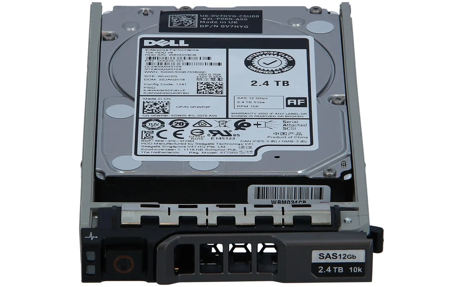 DELL 2.4TB, 10000 rpm, 2.5", SAS, 12Gbps (RWR8F)