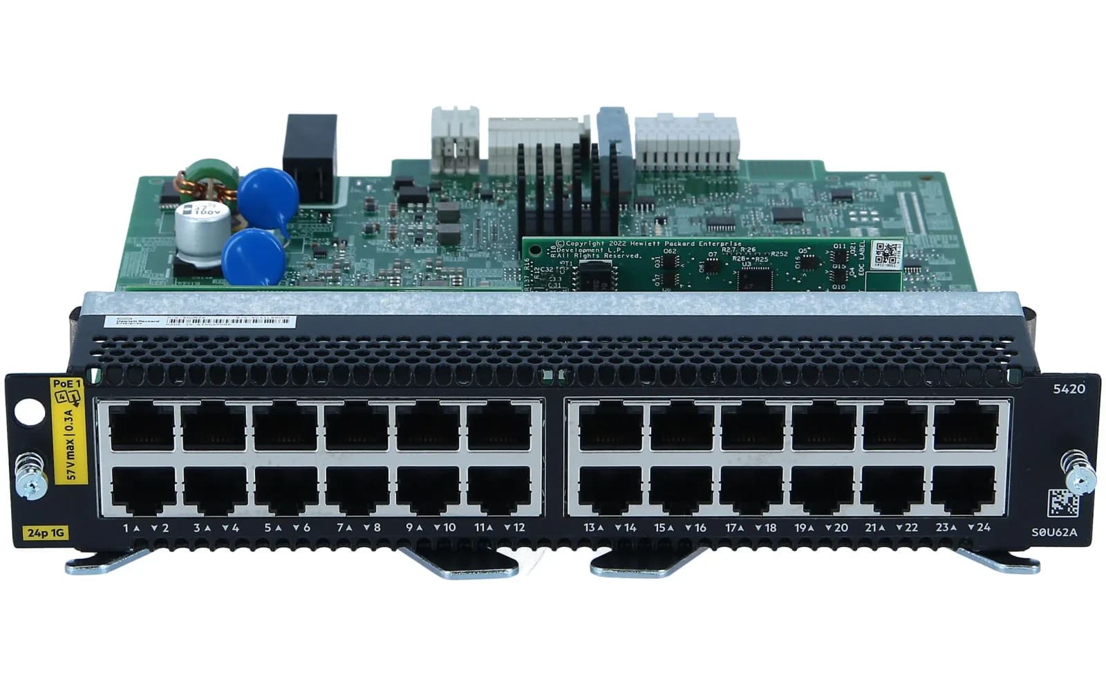 HPE Aruba Networking CX 5420 24p 10M/100M/1G Class4 PoE Module (S0U62A)