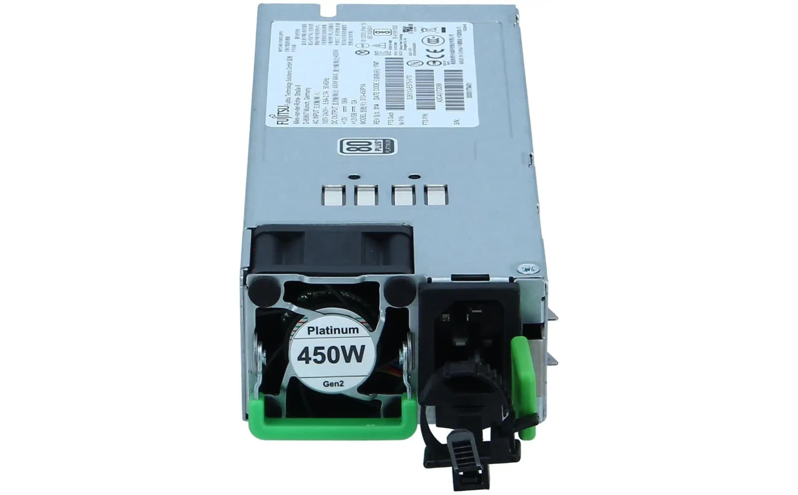 Fujitsu Power Supply 450W/12V Flat, PC-/Сервер qida bloku (S26113-E575-V70)