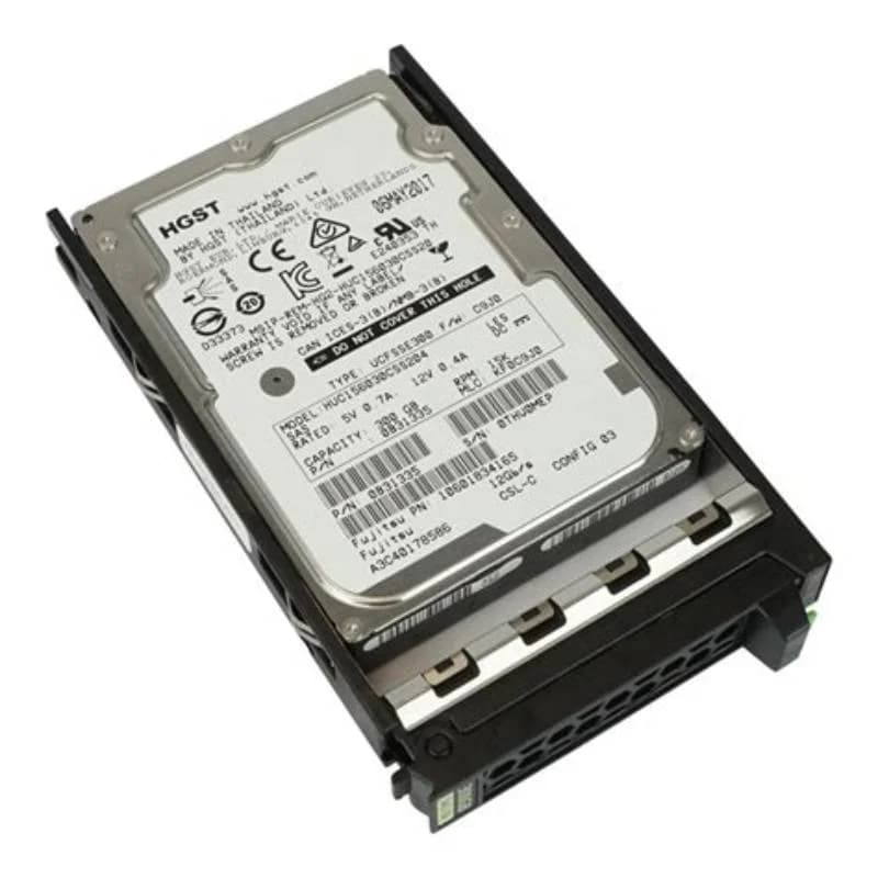Fujitsu Hard drive, 300 GB, hot-swap, 2.5", SAS, 12Gb/s, 15000 rpm (S26361-F5531-L530)
