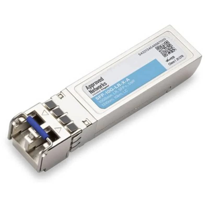 Cisco SFP+ transceiver module, 10 GigE, 10GBase-LR, LC/PC single-mode, 10 km, 1310 nm (SFP-10G-LR-X)