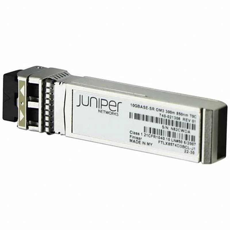 Juniper SFP+-transiver modul, 10 GigE, 10GBase-SR, LC Multi-Mode, 400 m, 850 nm (SFPP-10G-SR-C)