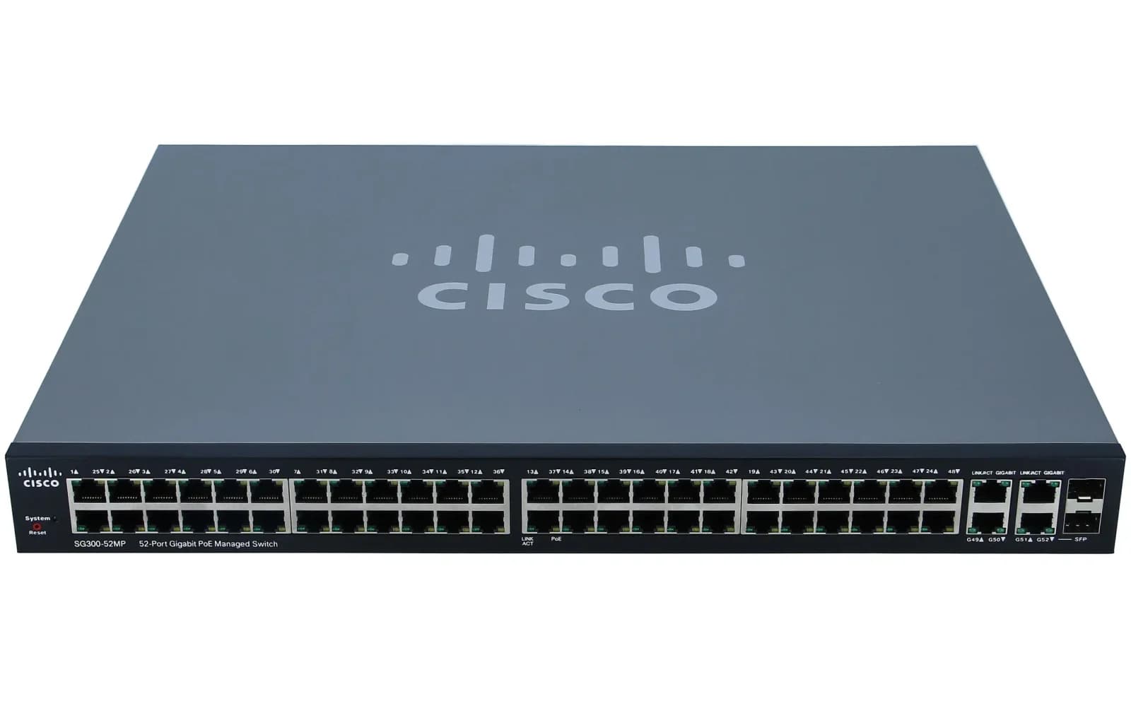 Cisco Small Business SG300-52MP, Switch, 1.000 Mbps, 52-Port 1U, rack модуль (SG300-52MP-K9-EU)