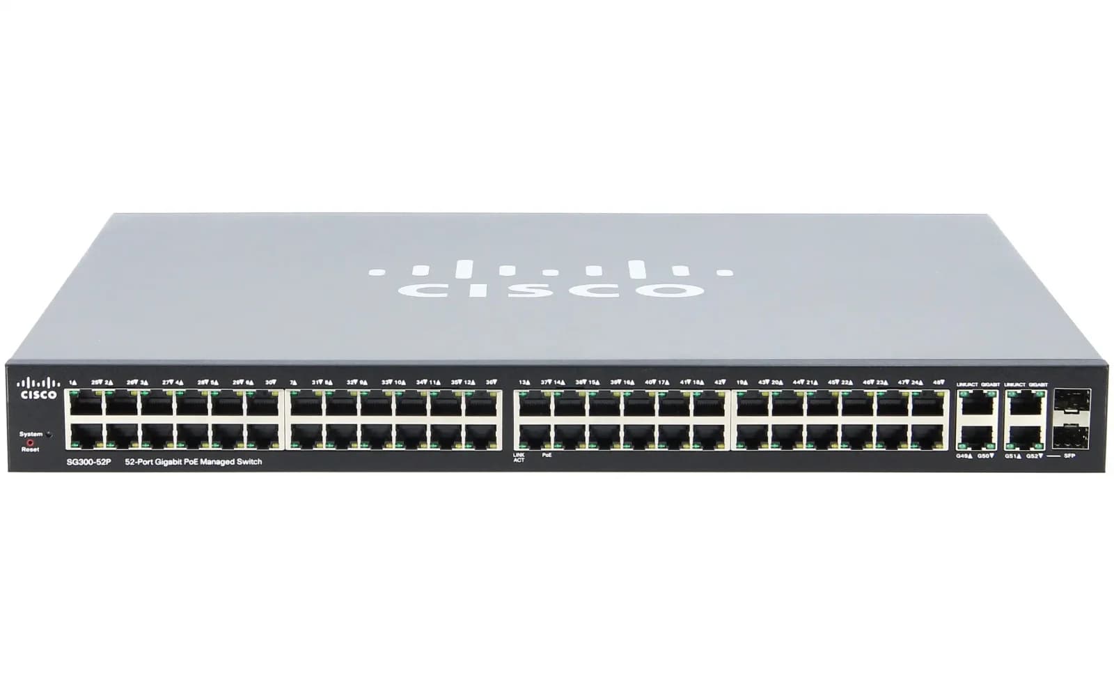 Cisco Small Business SG300-52P, Switch, 52 Anschluesse, управляемый (SG300-52P-K9-EU)