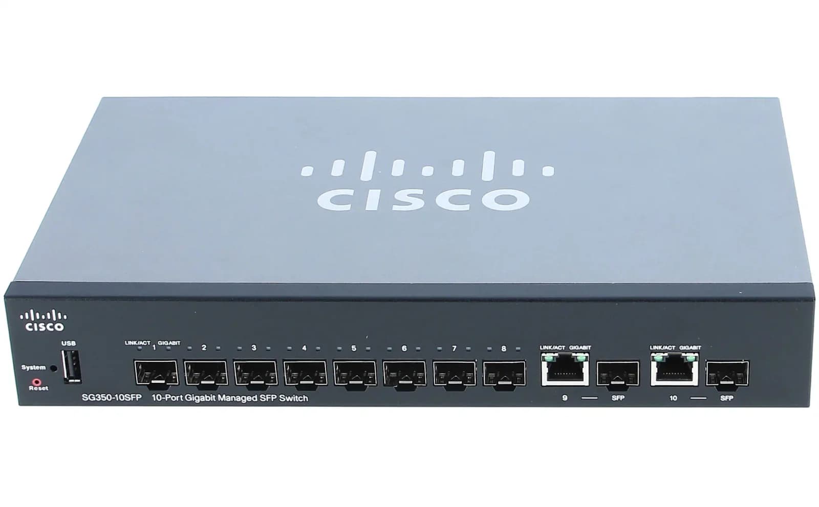Cisco Small Business SG350-10SFP Managed L2/L3 Schwarz 1U (SG350-10SFP-K9-EU)