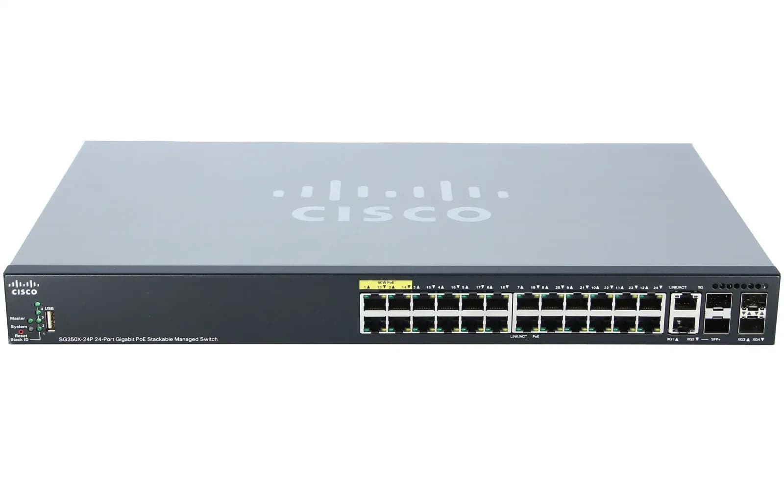 Cisco Small Business SG350X-24P, Switch, 1.000 Mbps, 24-Port 1U, rack модуль (SG350X-24P-K9-EU)