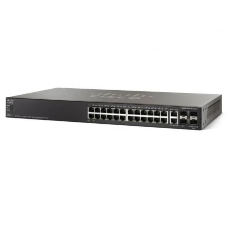 Cisco Switch, 1.000 Mbps (SG500X-24-K9)