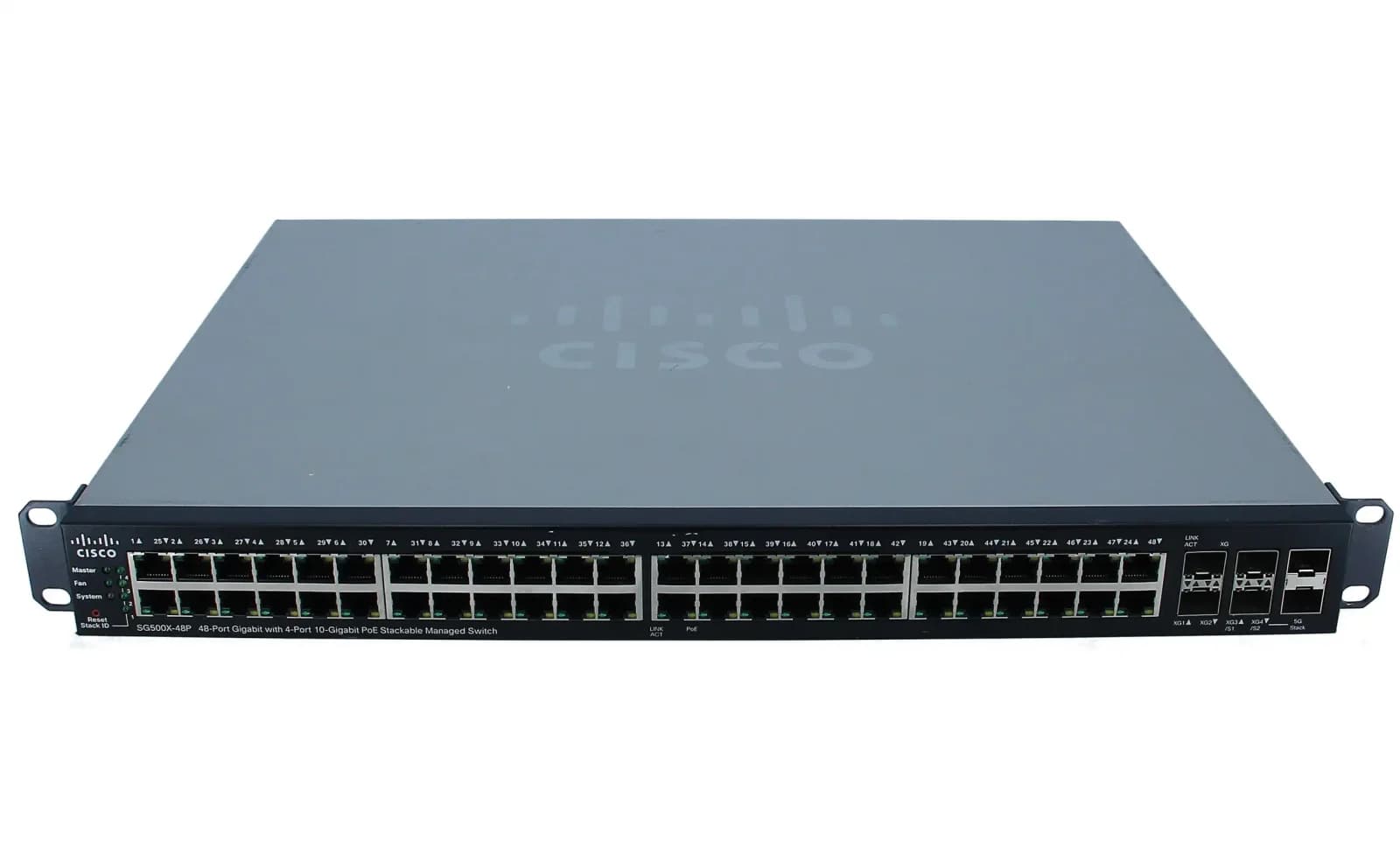 Cisco Small Business SG500X-48P, Switch, L3, управляемый, 48 x 10/100/1000 (PoE) (SG500X-48P-K9)