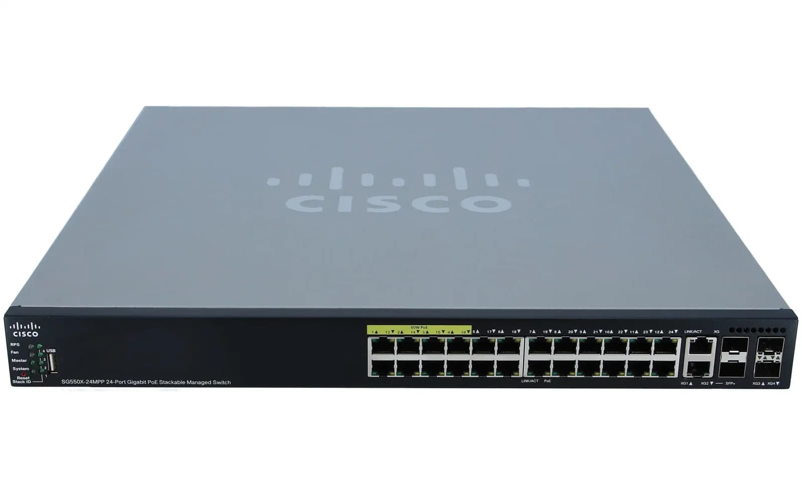 Cisco Small Business 550X Series Stackable Managed Switch SG550X-24MPP PoE+, Switch, 1.000 Mbps (SG550X-24MPP-K9-EU)